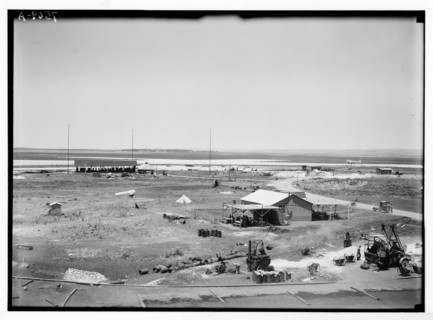 Landing of a KLM Airlines plane at Lydda Airport in Israel ca. between 1934 and 1939