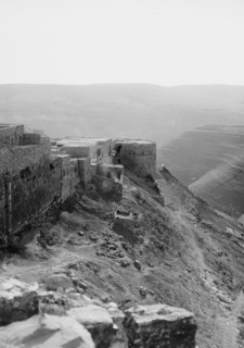 Ramparts of Kerak, east of the Jordan and Dead Sea ca. 1900