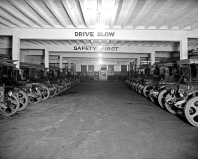 C & P Telephone Company garage ca.  between 1910 and 1925