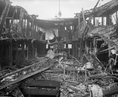 Norfolk & Washington Steamboat Company fire damage ca.  between 1910 and 1920
