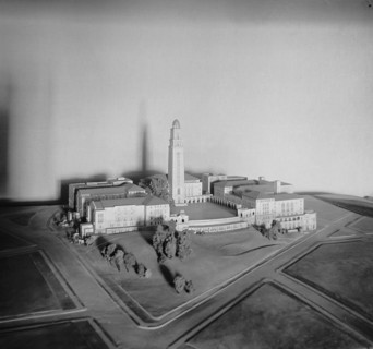 Model of the proposed Masonic Temple ca.  between 1910 and 1935