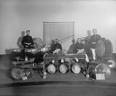 Marine Drum Band ca.  between 1910 and 1935
