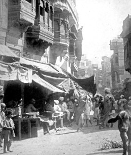 A street scene in Lahore Pakistan ca.  between 1908 and 1919
