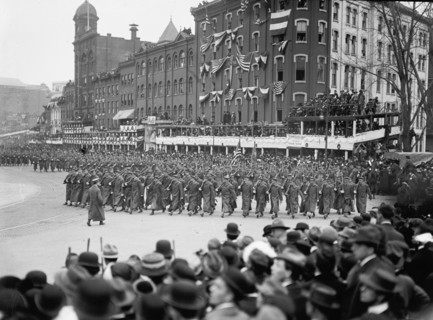 Woodrow Wilson Inaugural parade ca. between 1909 and 1919