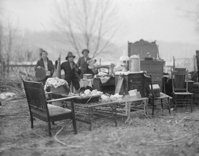 Belongings of a flood victim in the Potomac flood ca. between 1909 and 1923