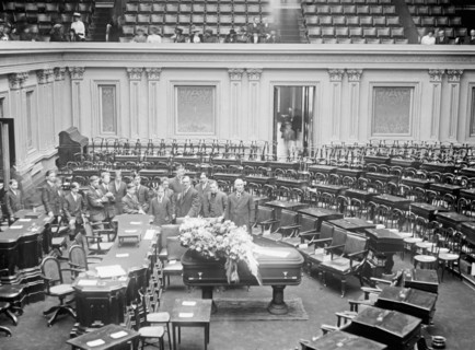 Funeral Senator Bacon of GA ca. between 1909 and 1919