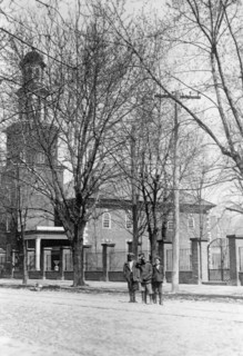 African American boys outside Christ Church in Alexandria VA ca. between 1909 and 1919