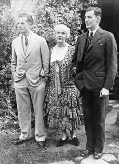 Mrs. Herbert Hoover, Allan & Herbert, Jr. ca. between 1909 and 1940