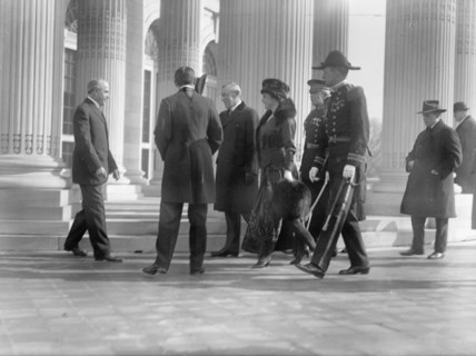 President Woodrow Wilson & Mrs. Wilson, D.A.R. ca. between 1909 and 1920