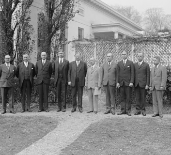 President Herbert Hoover and group ca. between 1909 and 1923