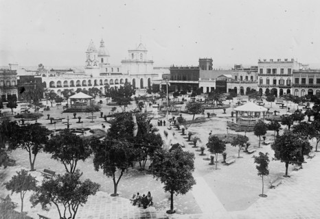 Tucuman Argentina; Plaza Independencia ca. between 1909 and 1920