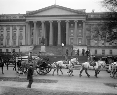 President William Howard Taft funeral procession ca. 1930