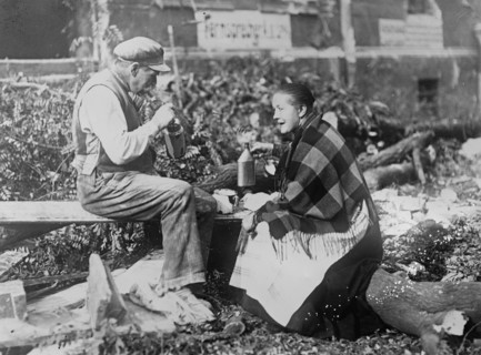 Husband and wife laborers in Berlin Germany ca. between 1909 and 1920