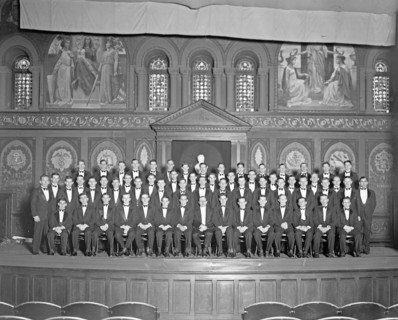 Georgetown University Glee Club group photo ca. between 1909 and 1940