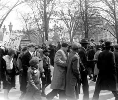 Communist Protestors marching in Washington D.C. ca. between 1915 and 1930