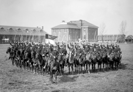 U.S. Army, 15th U.S. Cavalry group photo at Ft. Myer, VA. ca. between 1909 and 1940