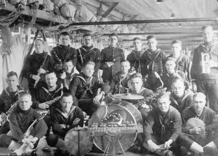 Great Lakes Naval training station orchestra ca. between 1909 and 1920