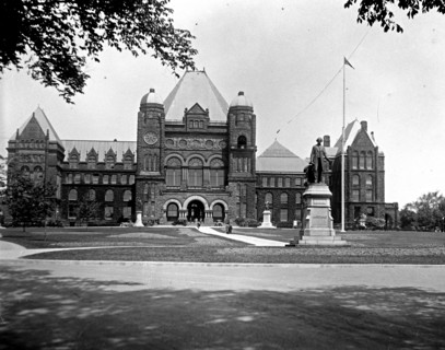 Ontario Legislative Building located in Queens Park, Toronto, Ontario, Canada ca. between 1909 and 1923