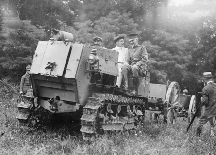 Artillery tractor, Secretary of War Baker ca. 1918