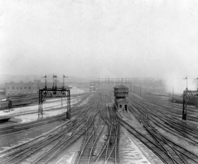 Empty railroad yard at Union Station, Washington, D.C. ca. 1909