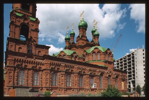 Church of the Trinity (1909-14), southwest view, Cheliabinsk, Russia; 2003