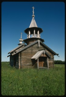 Chapel of the Dormition (late 17th century?), west view, Kizhi Island, Russia; 1993