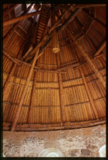 Monastery of the Transfiguration of the Savior, White Tower (late 16th century), interior, Solovetskii Island, Russia; 1998