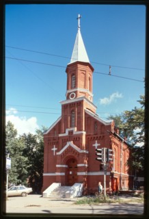 German Lutheran Church (1861-64), southwest view, Perm', Russia 1999.