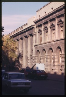 Tver Manufactoring Company building (1913-14), and Treugolnik Company building (1915), Omsk, Russia 1999.
