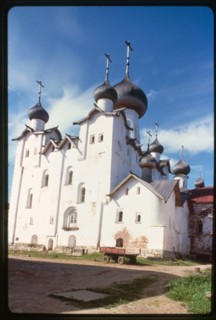Monastery, Cathedral of the Transfiguration (1558-66), southeast view, Solovetskii Island, Russia 1998.