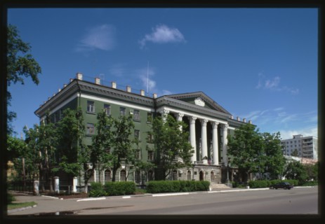 Construction Trust Building (Red Guards Street 34), (1958), Komsomol'sk-na-Amure, Russia; 2002