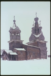 Church of the Hodigitria Icon of the Virgin (1763), southwest view, Kimzha, Russia; 2000