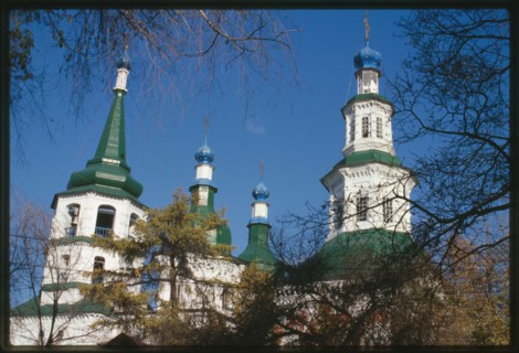 Church of the Elevation of the Cross (1747-58), south view, Irkutsk, Russia; 1999