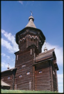Church of the Dormition (1774), south facade, Kondopoga, Russia; 2000