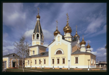 Church of the Transfiguration, (1845), southeast view, Yakutsk, Russia; 2002