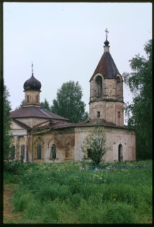 Church of St. Nicholas (1842), northwest view, Shelomya, Russia; 2000