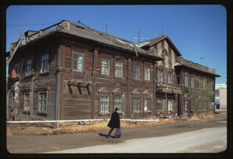 Apartment house, Lermontov Street, (around 1930), Yakutsk, Russia; 2002