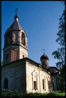 Church of St. Nicholas (1842), southwest view, Shelomya, Russia; 2000