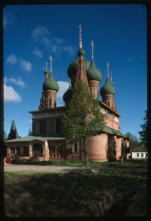 Church of Saint Nicholas Mokryi (1665-72), southeast view, Yaroslavl, Russia 1996.