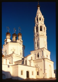 Church of the Trinity (1703-12), northwest view, Verkhotur'e, Russia 1999.