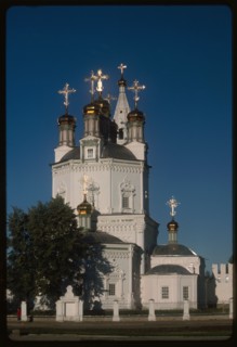 Church of the Trinity (1703-12), east view, Verkhotur'e, Russia 1999.