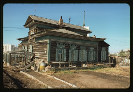 Log house (Potapov Street 27), (around 1900), Yakutsk, Russia; 2002