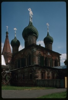 Church of Saint John Chrysostome in Korovniki (1649-54), northwest view, Yaroslavl, Russia; 1995
