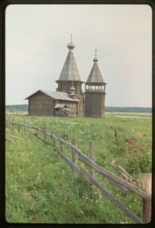 Church of St. John Chrysostome (1665), southwest view, Saunino, Russia 1998.