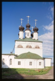 Cathedral of St. Prokopii of Ustiug (1668, 1720), east view, Velikii Ustiug, Russia 1998.