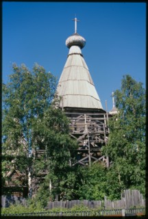 Cathedral of the Dormition (1711-1717), east view, Kem', Russia; 2000