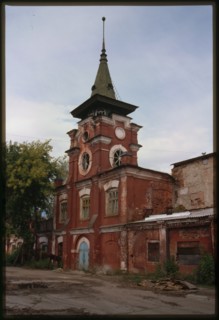 Solntse Match Factory (1911), main tower, Usol'e Sibirskoe, Russia; 2000