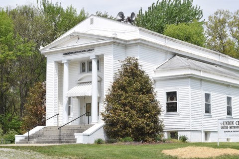 Union Chapel United Methodist Church on U.S. 50 near Sumner, IL