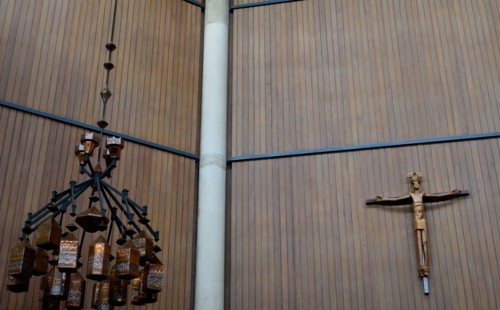 Interior of the Church of the Incarnation on the campus of the University of Dallas in Irving, TX