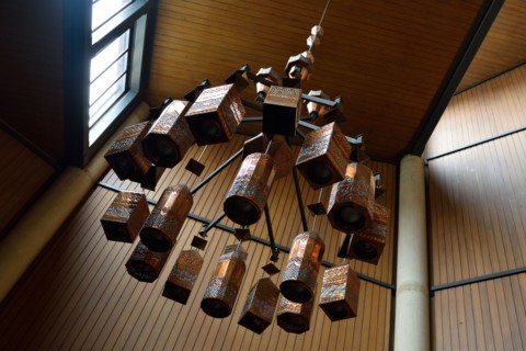 Interior of the Church of the Incarnation on the campus of the University of Dallas in Irving, TX